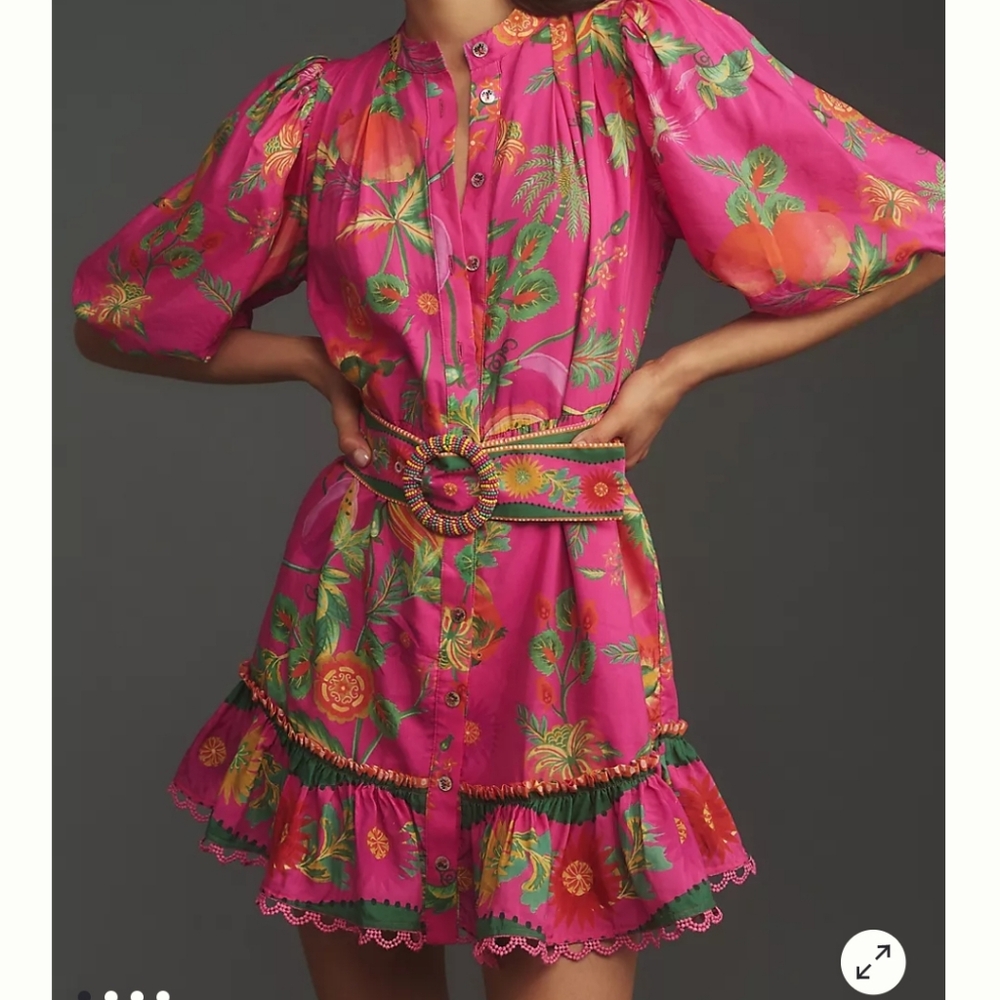 Farm Rio Garden Minidress - Picture 2 of 5